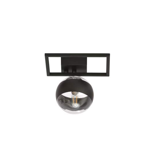 Plafoniera Moderna Andromeda Acciaio Nero Luce E14 Ip20 LA0114-EB-PL1-NR-TR5