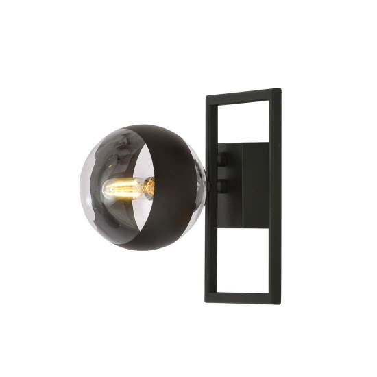 Plafoniera Moderna Andromeda Acciaio Nero Luce E14 Ip20 LA0114-EB-PL1-NR-TR5