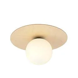 Plafoniera Minimal Pegaso Acciaio Marrone 1 Luce E14 Ip20