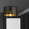 Sospensione Minimal 1 Luce Drago In Acciaio Nero E Oro LA0118-EB-1-NR-OT