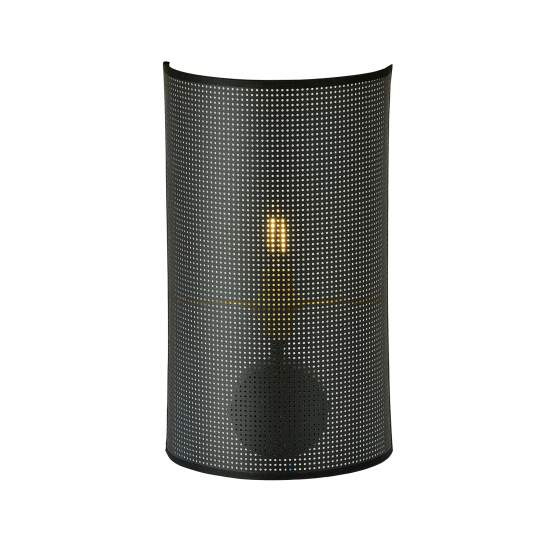 Applique Minimal 1 Luce Drago In Acciaio Nero E Oro LA0118-EB-AP1-NR-OR