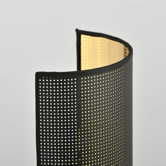 Applique Minimal 1 Luce Drago In Acciaio Nero E Oro LA0118-EB-AP1-NR-OR