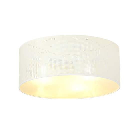Plafoniera Minimal 3 Luci Drago In Acciaio Bianco E Oro LA0118-EB-PL3-NR-BI