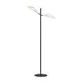Piantana Moderno Eridano Acciaio Nero 2 Luci E14 Ip20 LA0120-EB-PT2-NR