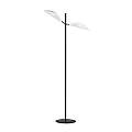 Piantana Moderno Eridano Acciaio Nero 2 Luci E14 Ip20 LA0120-EB-PT2-NR