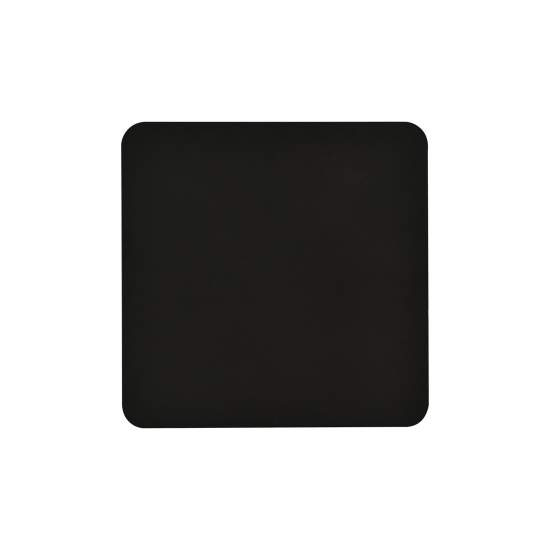 Applique Minimal Quadrata 1 Luce Indiretta Agni In Acciaio Nero LA0122-EB-AP1-NR