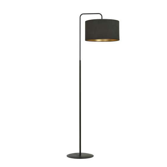 Piantana Contemporaneo Ganesha Acciaio Nero 1 Luce E27 Ip20 LA0129-EB-PT1-NR