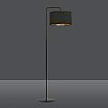 Piantana Contemporaneo Ganesha Acciaio Nero 1 Luce E27 Ip20 LA0129-EB-PT1-NR