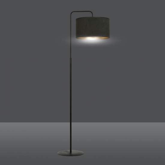 Piantana Contemporaneo Ganesha Acciaio Nero 1 Luce E27 Ip20 LA0129-EB-PT1-NR