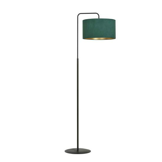 Piantana Contemporaneo Ganesha Acciaio Nero Verde 1 Luce E27 Ip20 LA0129-EB-PT1-NR-VE