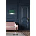Piantana Contemporaneo Ganesha Acciaio Nero Verde 1 Luce E27 Ip20 LA0129-EB-PT1-NR-VE