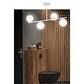 Plafoniera Contemporaneo Vishnu Acciaio Bianco 4 Luci E14 Ip20 LA0131-EB-PL4-BI-OR2