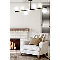 Plafoniera Contemporaneo Vishnu Acciaio Nero Oro 6 Luci E14 Ip20 LA0131-EB-PL6-NR-OR