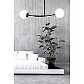 Plafoniera Contemporaneo Krishna Acciaio Nero 2 Luci E14 Ip20 LA0132-EB-PL2-NR