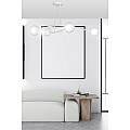 Plafoniera Contemporaneo Krishna Acciaio Bianco 6 Luci E14 Ip20 LA0132-EB-PL6-BI