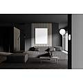 Applique Moderna 1 Luce Susanoo In Acciaio Bianco E Vetro A Sfera Bianco LA0142-EB-AP1-BI