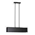 Lampadario Moderno 2 Luci Hachiman In Acciaio Nero LA0145-EB-2-NR