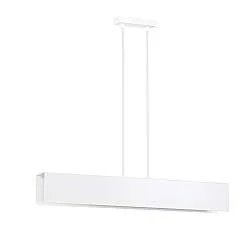 Lampadario Moderno 3 Luci Hsi Wang Mu In Acciaio Bianco