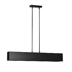 Lampadario Moderno 3 Luci Chong In Acciaio Nero