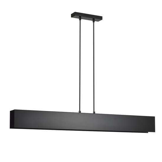 Lampadario Moderno 4 Luci Hachiman In Acciaio Nero LA0145-EB-4-NR