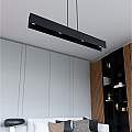 Lampadario Moderno 4 Luci Hachiman In Acciaio Nero LA0145-EB-4-NR