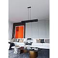 Lampadario Moderno 4 Luci Hachiman In Acciaio Nero LA0145-EB-4-NR