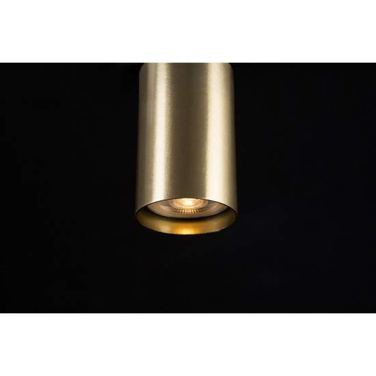 Plafoniera Minimal Tenjin Acciaio Nero 2 Luci Gu10 Ip20 LA0150-EB-PL2-NR