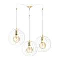 Lampadario Contemporaneo Omoikane Acciaio Bianco 3 Luci E27 Ip20 LA0151-EB-3-BI