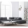 Applique Contemporaneo Omoikane Acciaio Nero 1 Luce E27 Ip20 LA0151-EB-AP1-NR