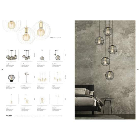 Lampade Da Scrivania Contemporaneo Omoikane Acciaio Nero 1 Luce E27 Ip20 LA0151-EB-LT1-NR