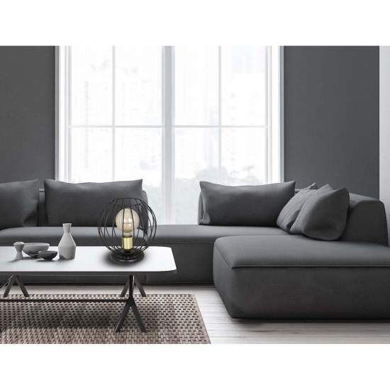 Lampade Da Scrivania Contemporaneo Omoikane Acciaio Nero 1 Luce E27 Ip20 LA0151-EB-LT1-NR