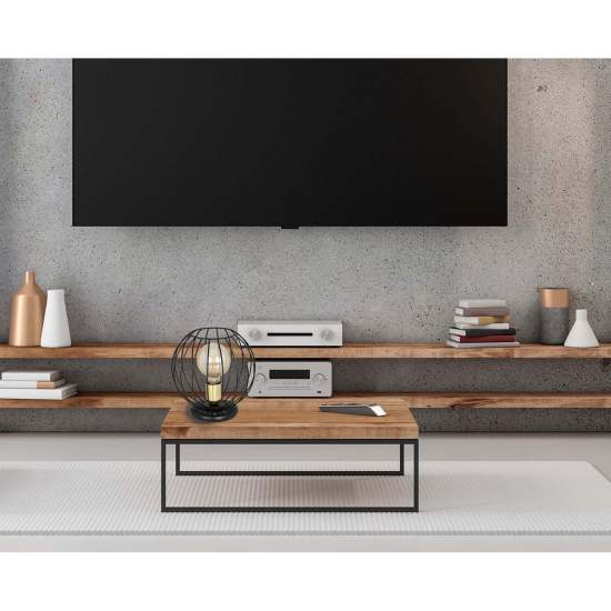 Lampade Da Scrivania Contemporaneo Omoikane Acciaio Nero 1 Luce E27 Ip20 LA0151-EB-LT1-NR