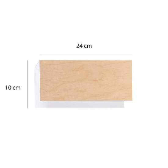 Applique Minimal Sarutahiko Acciaio Bianco 1 Luce E27 Ip20 LA0152-EB-AP1-BI