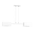 Lampadario Minimal Yuhuang Acciaio Bianco 2 Luci E27 Ip20 LA0153-EB-2-BI