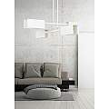 Lampadario Minimal Yuhuang Acciaio Bianco 4 Luci E27 Ip20 LA0153-EB-4-BI
