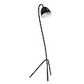 Piantana Moderno Beowulf Acciaio Nero 1 Luce E27 Ip20 LA0171-EB-PT1-NR-BI