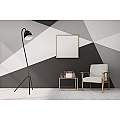 Piantana Moderno Beowulf Acciaio Nero 1 Luce E27 Ip20 LA0171-EB-PT1-NR-BI