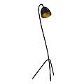 Piantana Moderno Beowulf Acciaio Nero Oro 1 Luce E27 Ip20 LA0171-EB-PT1-NR-OR