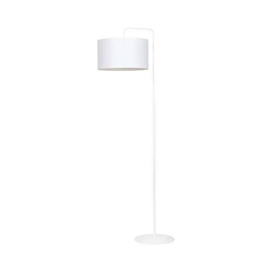 Piantana Contemporaneo Sigfrido Acciaio Bianco 1 Luce E27 Ip20 LA0172-EB-PT1-BI