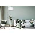 Piantana Contemporaneo Sigfrido Acciaio Bianco 1 Luce E27 Ip20 LA0172-EB-PT1-BI