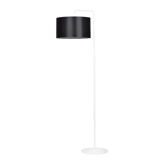 Piantana Contemporaneo Sigfrido Acciaio Bianco Bianco 1 Luce E27 Ip20 LA0172-EB-PT1-BI-NR