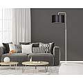 Piantana Contemporaneo Sigfrido Acciaio Bianco Bianco 1 Luce E27 Ip20 LA0172-EB-PT1-BI-NR