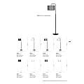 Piantana Contemporaneo Sigfrido Acciaio Nero Marrone 1 Luce E27 Ip20 LA0172-EB-PT1-NR-MA