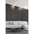Plafoniera 3 Luci A Faretti Orientabili A Cilindro In Acciaio Bianco E Oro LA0174-EB-PL3-BI-OR