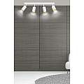 Plafoniera 4 Luci A Faretti Orientabili A Cilindro In Acciaio Bianco E Oro LA0174-EB-PL4-BI-OR