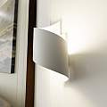 Applique Moderna 1 Luce Ubbe A Fascia In Acciaio Bianco LA0176-EB-AP1-BI