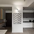 Applique Moderna 1 Luce Ubbe A Fascia In Acciaio Bianco LA0176-EB-AP1-BI