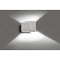 Applique Moderna 1 Luce Bjorn A Forma Geometrica In Acciaio Bianco LA0177-EB-AP1-BI