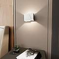 Applique Moderna 1 Luce Bjorn A Forma Geometrica In Acciaio Bianco LA0177-EB-AP1-BI