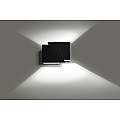 Applique Moderna 1 Luce Bjorn A Forma Geometrica In Acciaio Nero LA0177-EB-AP1-NR